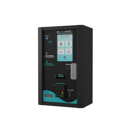 Wi WASH  TOUCH / Monnayeur / lecteur de billet / Bancaire sans Contact